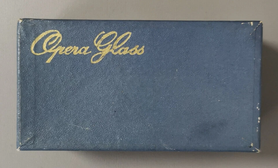 Opernglas Opera Glass Iveco-Lux 2.5 X  Coated in Gold Perlmutt mit OVP Vintage - Bild 3 von 4