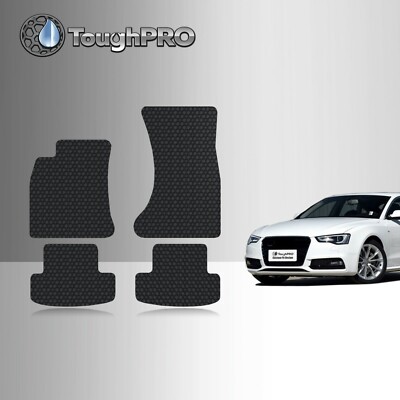 ToughPRO Floor Mats Black For Audi A5 S5 RS5 All Weather Custom Fit 2008-2017