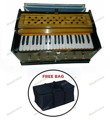 Export Qualität Harmonium 7 Stopper Doppelbalg 39 Schlüssel Harmonium mit Tasche