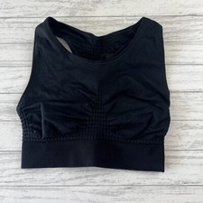 Sweaty Beatty Womens Bra Stamina Sports Bra Workout Black Size Small