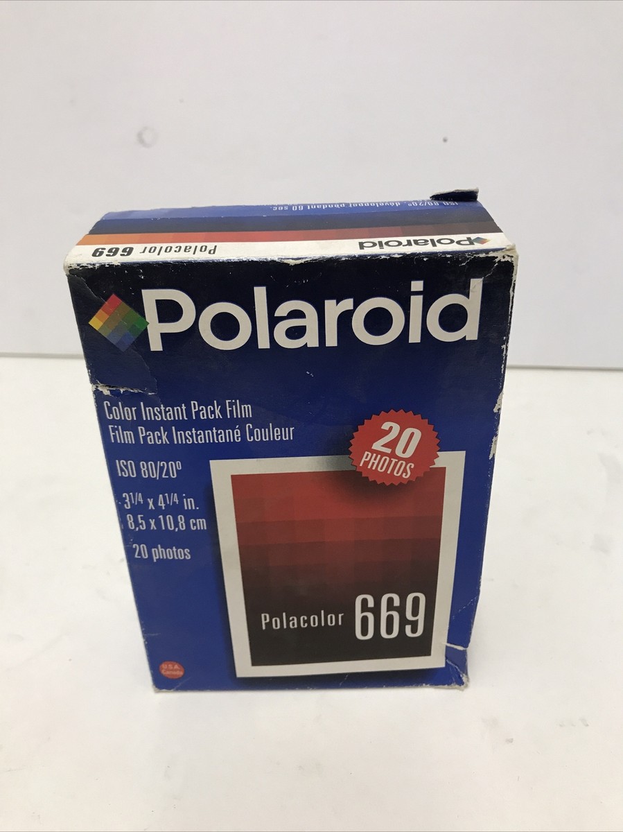 Polaroid 669 Film Compatible NEW EXPIRED 09/99 Polaroid Polacolor