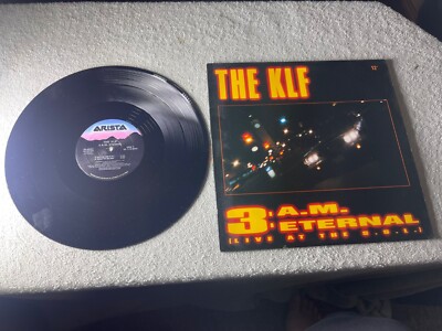 ARISTA Vinyl Record THE KLF : 3AM ETERNAL  w/ Sleeve