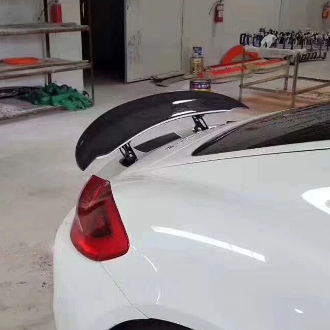 Alerón trasero de fibra de carbono forjado para Porsche Cayman 981 2010-2016 cupé Foto 3 de 4