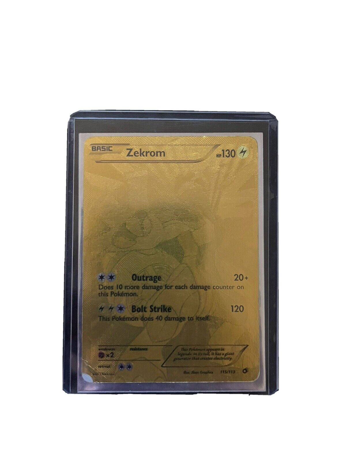 Zekrom 115/113 Pokémon card from Legendary Treasures for sale at best price