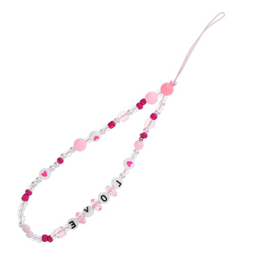 2 Pieces Catena Per Cellulare Anti-smarrimento Sposo Sposa Cordino Con Perline - Zdjęcie 3 z 12