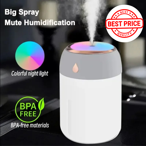 Portable USB Mini Humidifier Car Air Purifier Home Cool Mist Aroma Diffuser 330m