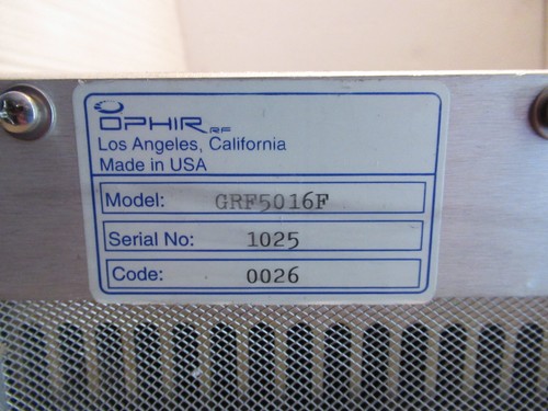 Ophir 5016 RF Power Amplifier 1.0-2.0 GHz 25W Watts - Picture 4 of 4