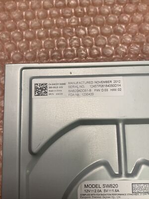 PANASONIC DVD MULTI RECORDER RW DVD+R DL DRIVE MODEL SW820 0GKJJY