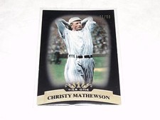 2011 Topps Tier One CHRISTY MATHEWSON #90 Black Variant SP/50 NY Giants BUCKNELL