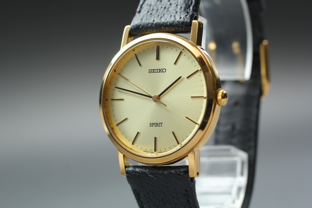 時計 SEIKO SPIRIT 7N01-7060 QUARTZ SEIKO SPIRIT QUARTZ 7N01-7060 5 BAR WATER RESIST MID -SIZE