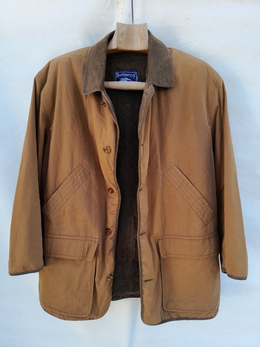 70s-80s Spain製 Burberrys viscose jacket Vintage Burberrys