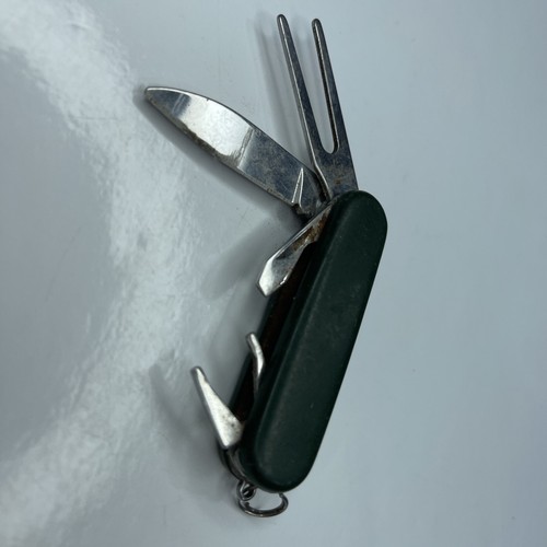 Navaja de bolsillo utilitaria militar plegable de resina verde de acero inoxidable - Imagen 2 de 6