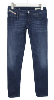 Diesel Matic 008rr_Stretch Jeans Damen W26/L32 Slim Fit Whiskers Neu Denim