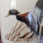 3 Ceramic beige Cup Mug David Maass Mallard Duck Hunting Bird Flying Fowl — photo 5