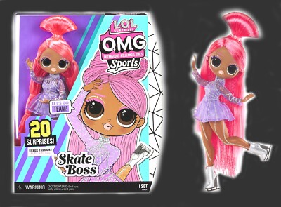L.O.L. Surprise O.M.G. Sports Doll Skate Boss, Eisläuferin Puppe LOL OMG NEU/OVP