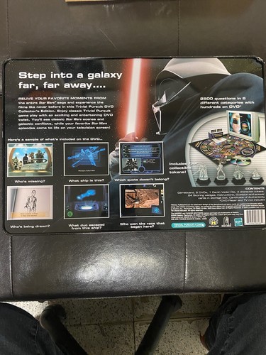 Star Wars Trivial Pursuit DVD Tin Case Collectible New - Picture 2 of 4