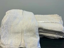 500 PIECES NEW NATURAL INDUSTRIAL SHOP RAGS CLEANING TOWELS 13X14 inches