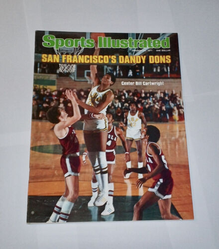 1977 NO LABEL Sports Illustrated BILL CARTWRIGHT usf DONS !  Univ San Francisco - Afbeelding 1 van 1
