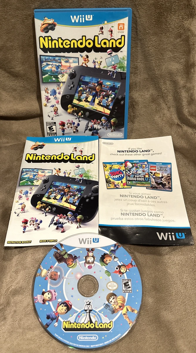 Nintendo Land (Nintendo Wii U, 2012) - Disc Only - Tested & Working