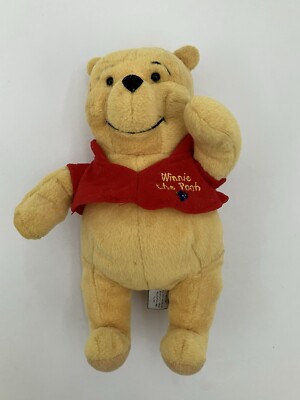 Vintage Disney Winnie Puuh Stofftier selten 8 Zoll Trudi Spa Italien Plüschtier