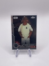 2023 Star Wars Topps Chrome ADMIRAL ACKBAR-Rebel Alliance 47 Trading Card