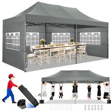 Tenda commerciale a baldacchino pop up resistente 10x20 impermeabile auto gazebo esterno