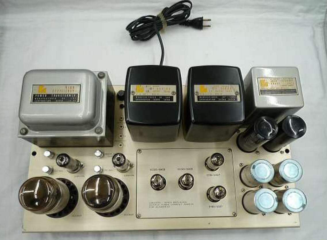 KMQ80 LUX ラックス 真空管アンプ 出力トランス正常 出力管無