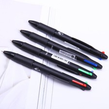 4Pcs 4in1-Multicolor Ballpoint Pen 0.7mm Refill Retractable Fine Point Pen