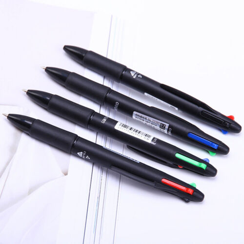 4in1 Multicolor Ballpoint Pen 0.7mm Refill Retractable School Supply Fine Point - Picture 2 of 12
