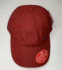 Puma Mens Red Stream Perforated Baseball Hat Cap Adjustable NWT