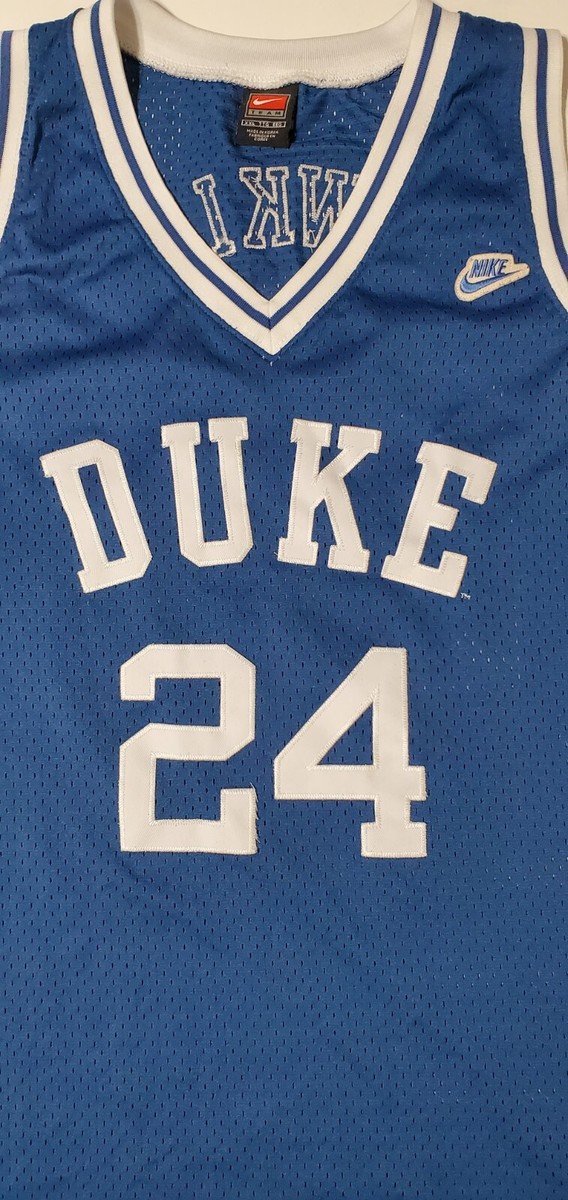 Johnny Dawkins #24 Duke Blue Devils Nike NCAA Blue Mens 2XL Jersey