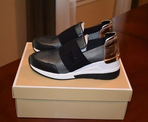 michael michael kors felix extreme scuba and leather trainer