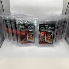 Ultra Pro One-Touch 75pt Point Magnetic Card Holder - LOT of 10
