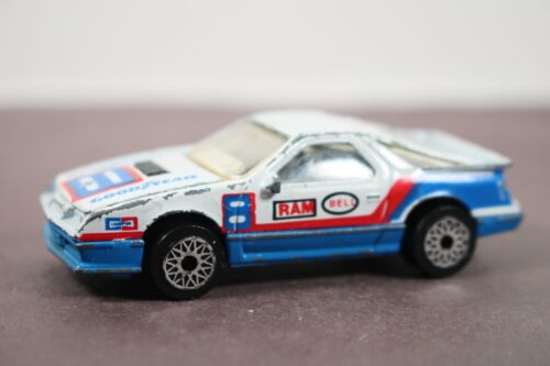 Vintage 1983 Matchbox 1980 Dodge Daytona Turbo Z #8 1:58 Hood Opens LQQK
