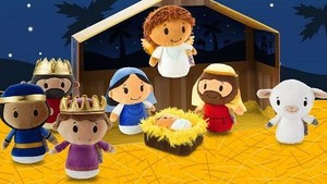 hallmark itty bitty nativity