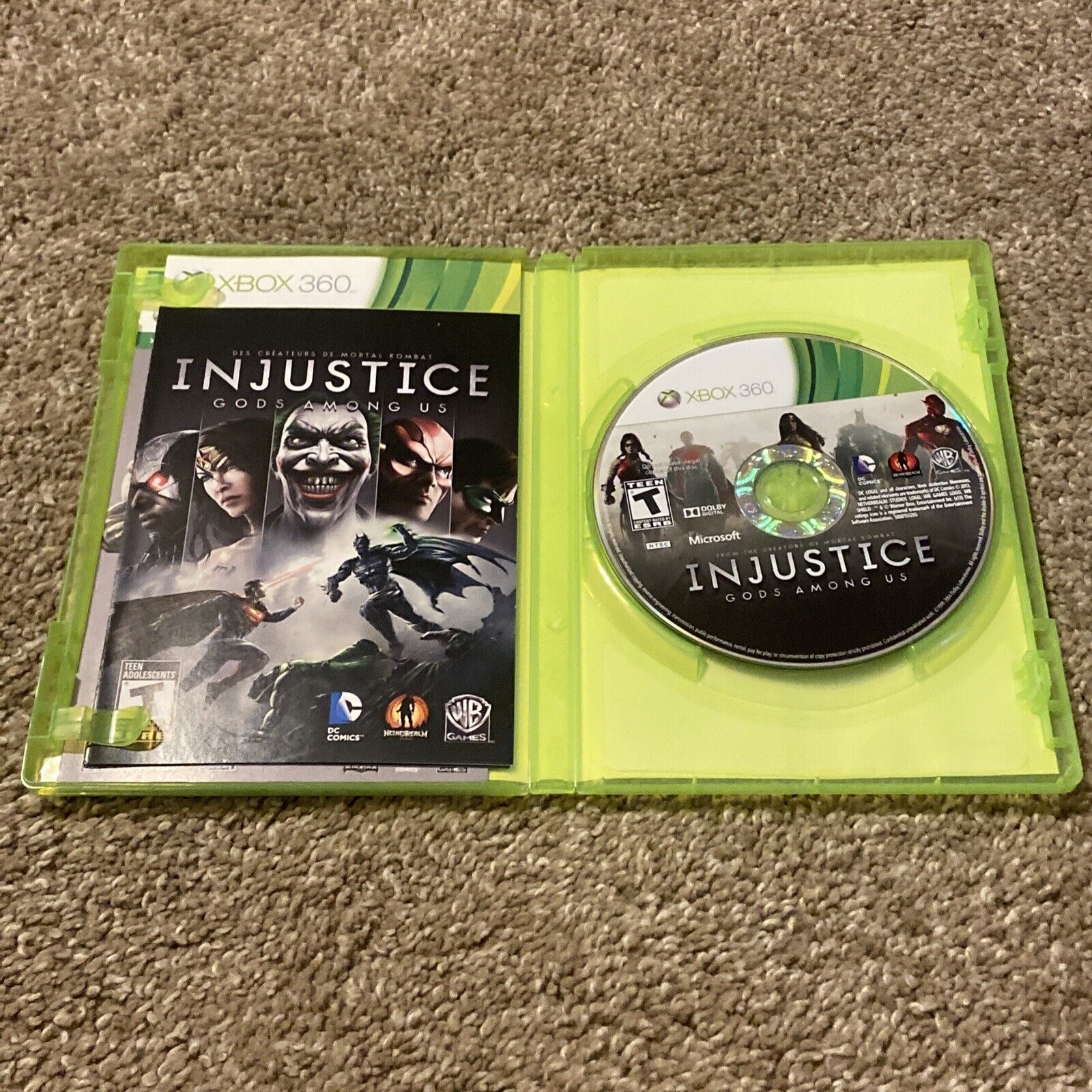 INJUSTICE GODS AMONG Us - Microsoft Xbox 360 PAL Game - No Manual $12.95 -  PicClick AU