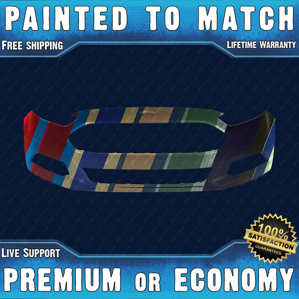 Painted To Match Front Bumper Cover Replacement for 2013-2016 Ford Fusion 13-16