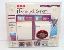 RCA Wireless Phone Jack System RC916 Base & Extension Manufacture Ref
