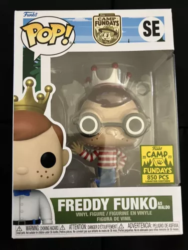 Funko Pop! Camp Fundays 2023 Freddy Funko as Waldo LE 850 SDCC 2023