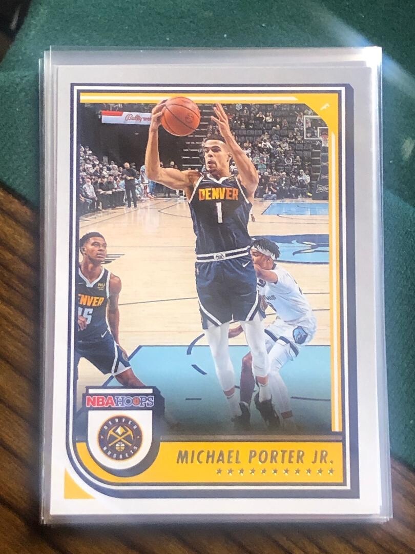 F23-2 2022-23 NBA Hoops Base Michael Potter Jr Denver
