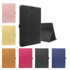 Folio Smart Leather Case Cover For Samsung Galaxy Tab E A S2  7.0/8.0 / 9.7 Inch