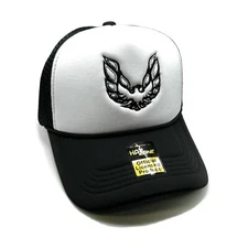 Firebird Mesh Trucker SnapBack (White/Black)