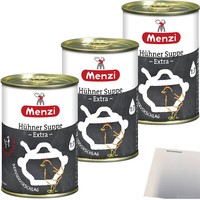 Menzi HüHner Suppe Extra Konzentriert 1:7 3Er Pack 3X400Ml Dose Usy Block