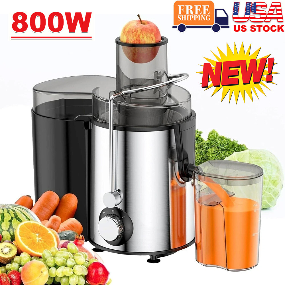 800W Electric Juicer Fruit Vegetable Blender Juice Extractor