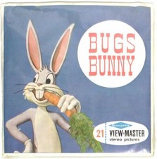 BUGS BUNNY Made in Belgium 3d View-Master 3 Reel Packet NEW SEALED B531