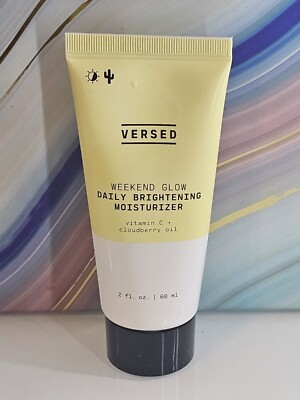 VERSED Weekend Glow Daily Brightening Moisturizer - 2 fl oz NEW 