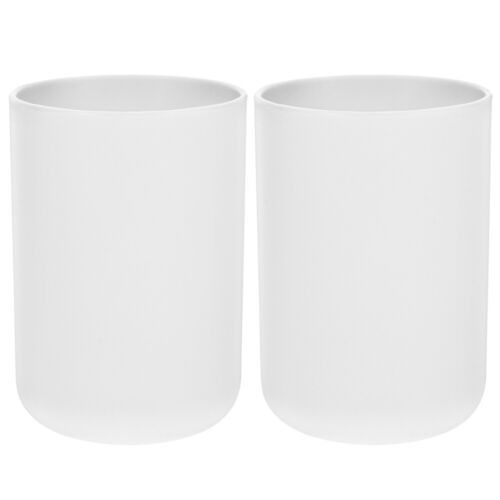 2pcs Bathroom Cups Reusable Tumblers Toothbrush Cup Mouthwash Water Tumbler
