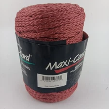 Maxi-Cord Braided 6mm X 100 Yds Macrame R09 Dusty Rose Made in USA Polypropylene