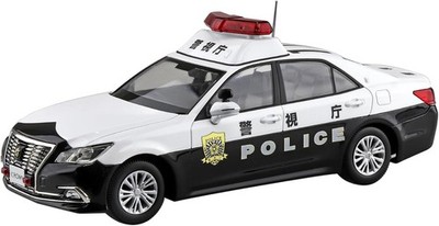 Aoshima Bunka Kyozaisha 1/32 Rakupla Snap Set No.01-PC Toyota Crown Patrol Luka