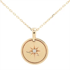 ete diamond Necklace K10(YG) 1.7g